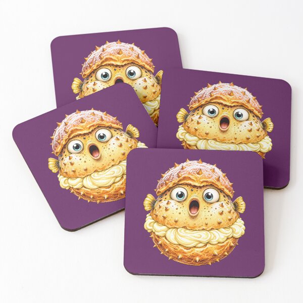 Item preview, Cream Puff Pufferfish designed and sold by prettykaler.