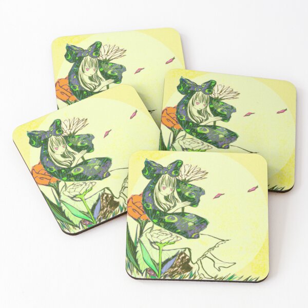 Item preview, Anime Moth Girl Vintage Floral designed and sold by Okwalkth.