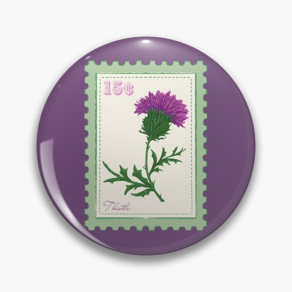 Item preview, Thistle Stamp designed and sold by Emerald Jordan.