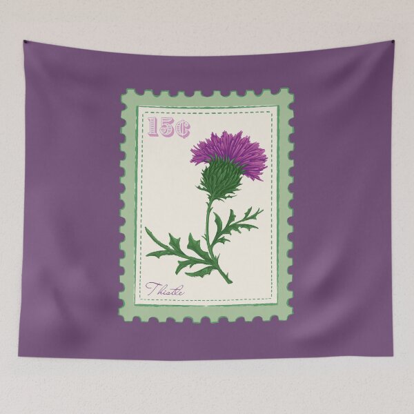 Item preview, Thistle Stamp designed and sold by Emerald Jordan.