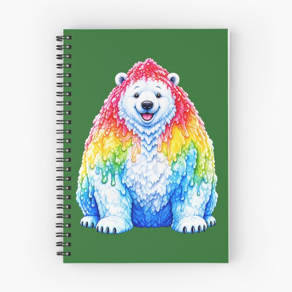 Item preview, Rainbow Shaved Ice Polar Bear designed and sold by prettykaler.