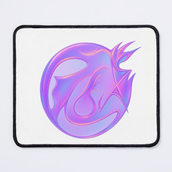 Item preview, Cyberpunk Purple Iridescent Emblem designed and sold by soul-creative.