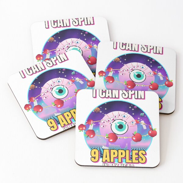Item preview, I Can Spin 9 Apples In My Head Surreal Eyeball Meme designed and sold by KulkaSlop.