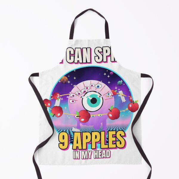 Item preview, I Can Spin 9 Apples In My Head Surreal Eyeball Meme designed and sold by KulkaSlop.