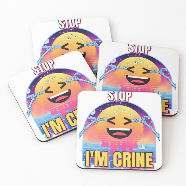 Item preview, Stop I'm Crine Melting Sun Surreal Meme Slang designed and sold by KulkaSlop.