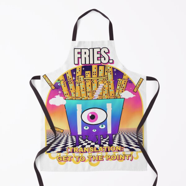Aperçu de l'œuvre Frites Get to the Point Gen Alpha Slang Surreal Meme créée et vendue par KulkaSlop.