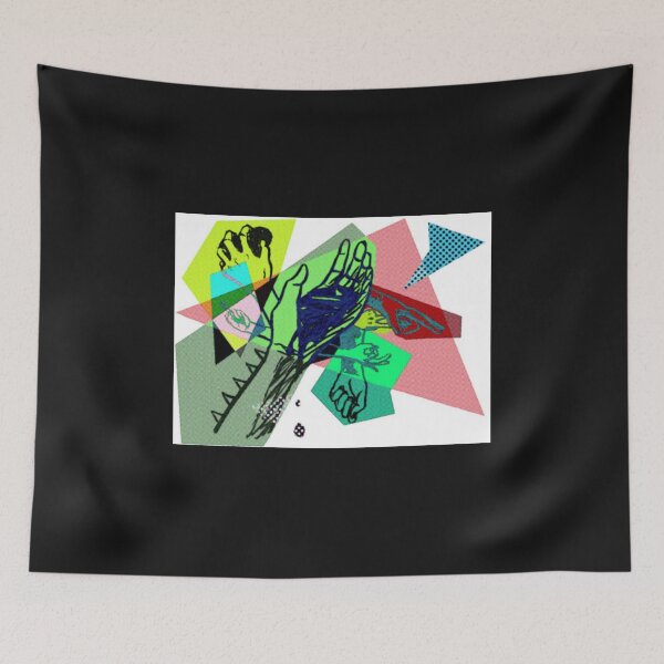 Item preview, Abstract Hands Pop Art Geometric designed and sold by Okwalkth.