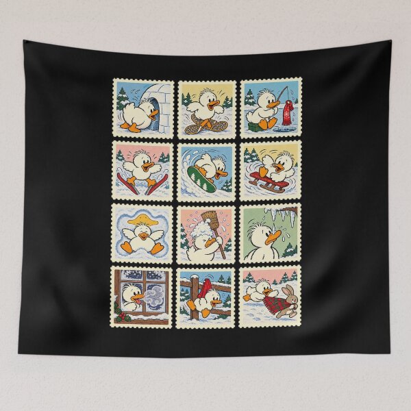 Item preview, Funny Duck Christmas – Vintage Postage Stamp Collection designed and sold by AMICO77.