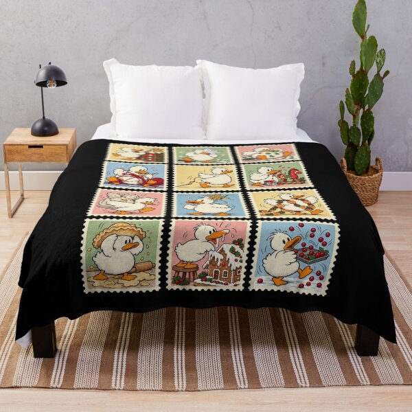 Item preview, Funny Duck Christmas – Vintage Postage Stamp Collection designed and sold by AMICO77.