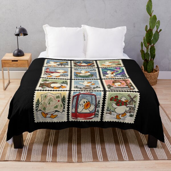 Item preview, Funny Duck Christmas – Vintage Postage Stamp Collection designed and sold by AMICO77.