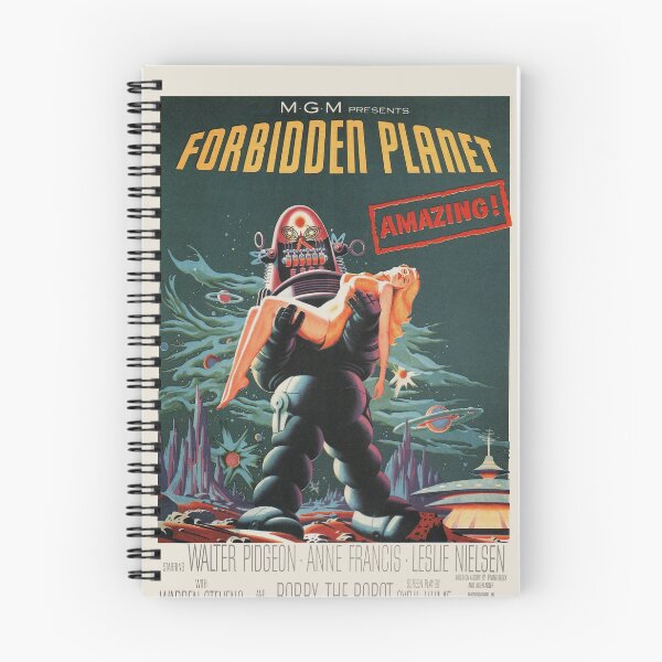 Item preview, Forbidden Planet Leslie Nielsen Original Custom Vintage Movie Poster Wall Art Tee Design designed and sold by Cool Robot Bro..