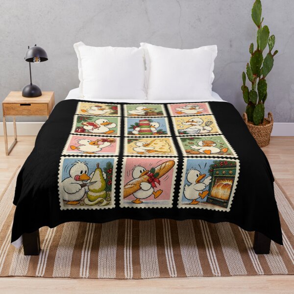 Item preview, Funny Duck Christmas – Vintage Postage Stamp Collection designed and sold by AMICO77.