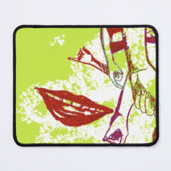 Item preview, Pop Art Lips Halftone Green Aesthetic designed and sold by Okwalkth.