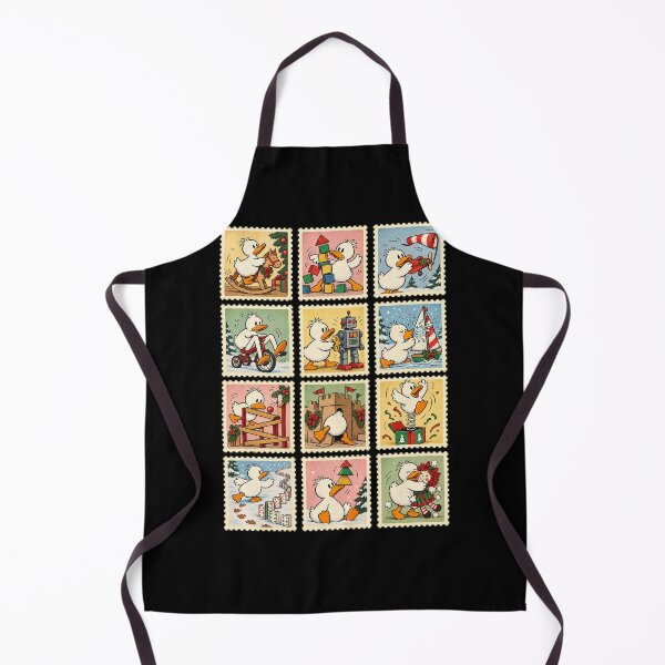 Item preview, Funny Duck Christmas – Vintage Postage Stamp Collection designed and sold by AMICO77.