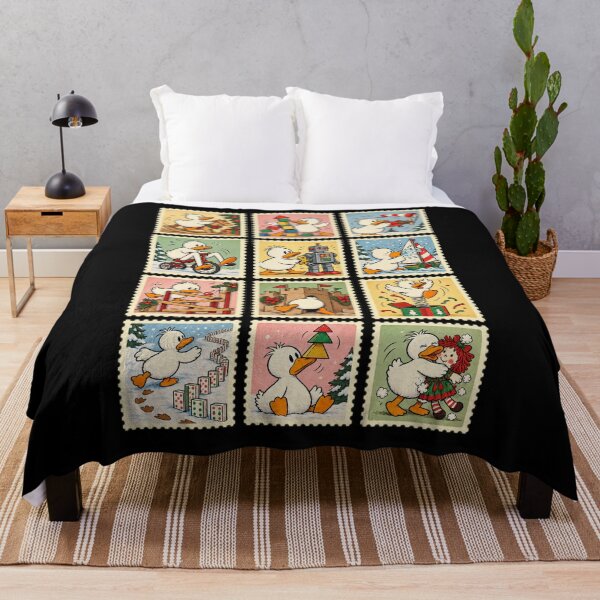 Item preview, Funny Duck Christmas – Vintage Postage Stamp Collection designed and sold by AMICO77.