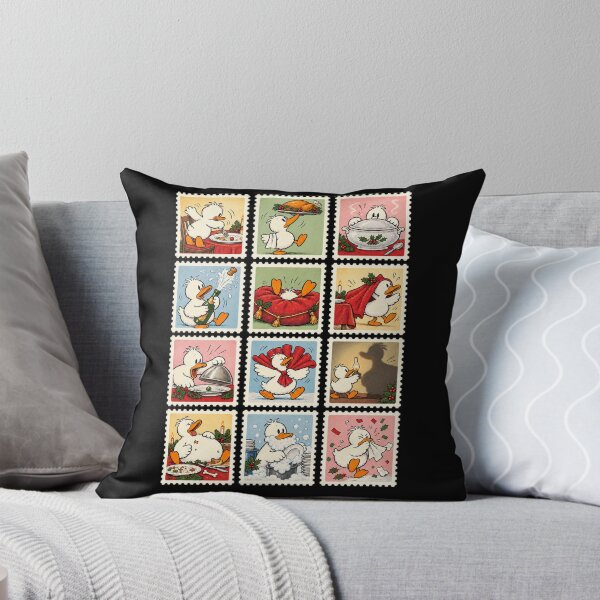 Item preview, Funny Duck Christmas – Vintage Postage Stamp Collection designed and sold by AMICO77.