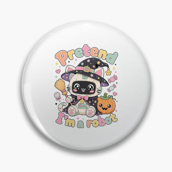 Item preview, Pretend I'm A Robot Cat Witch Halloween Costume designed and sold by BearLoveDesign.