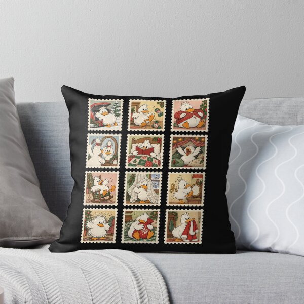 Item preview, Funny Duck Christmas – Vintage Postage Stamp Collection designed and sold by AMICO77.