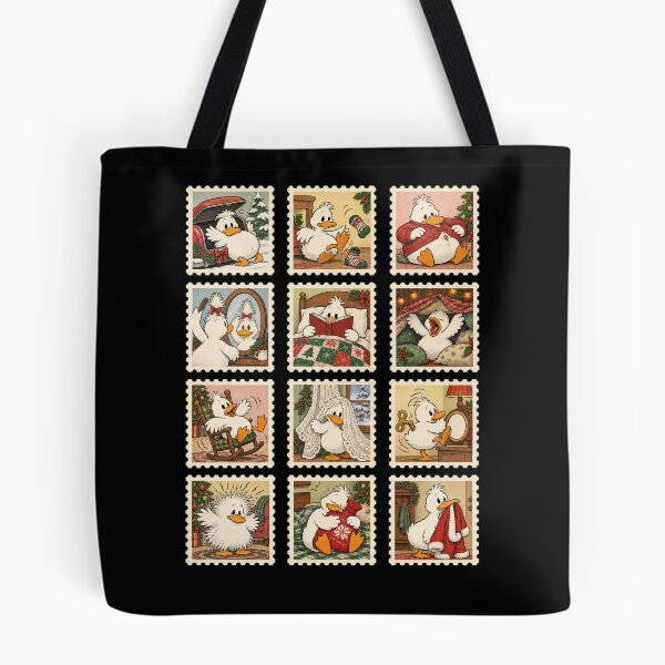 Item preview, Funny Duck Christmas – Vintage Postage Stamp Collection designed and sold by AMICO77.