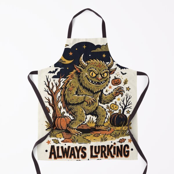 Item preview, Vintage Always Lurking Monster In Pumpkin Patch designed and sold by Viinde.