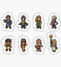 Octopath Traveler Character Sprites Sticker