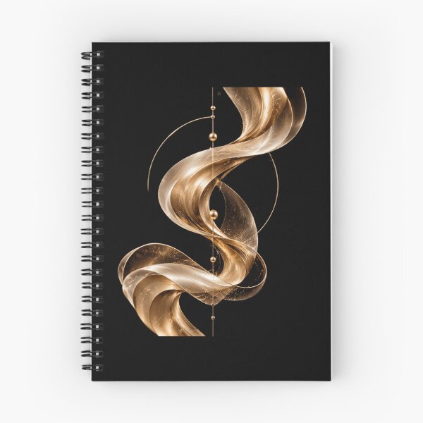 Item preview, Golden Swirl Geometric Celestial Abstract Art designed and sold by BohoMysticArt.