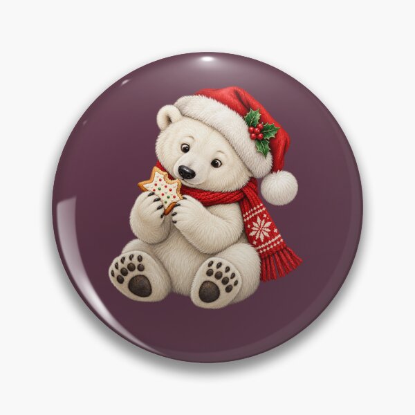 Item preview, Polar Bear Cookie Quality Control - Christmas Illustration designed and sold by JPMprints.