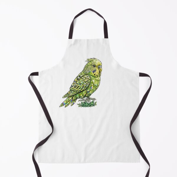 Item preview, Budgerigar Crystal Sticker - Australian Budgie Lime Green With Emerald Base designed and sold by Crystal Critters .