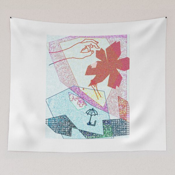 Item preview, Abstract Geometric Collage Umbrella designed and sold by Okwalkth.