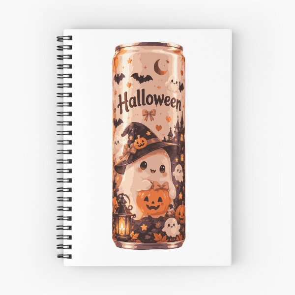 Item preview, Cute Kawaii Halloween Ghost Witch Pumpkin designed and sold by SurrealSproutz.