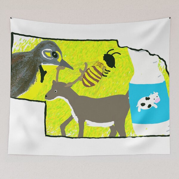 Item preview, Nebraska- Inline designed and sold by EmberGlowPress.