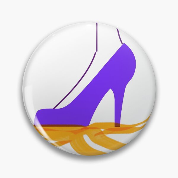Item preview, Purple Rage Heel - enough is ENOUGH! designed and sold by MAC Art&Designs.