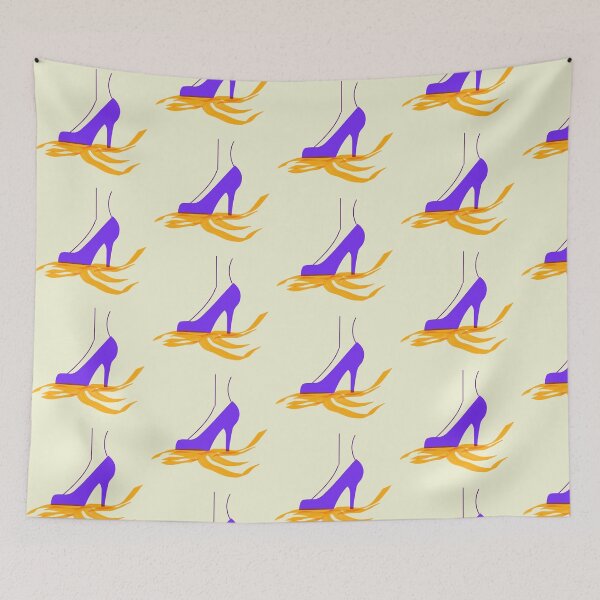 Item preview, Purple Rage Heel - enough is ENOUGH! designed and sold by MAC Art&Designs.