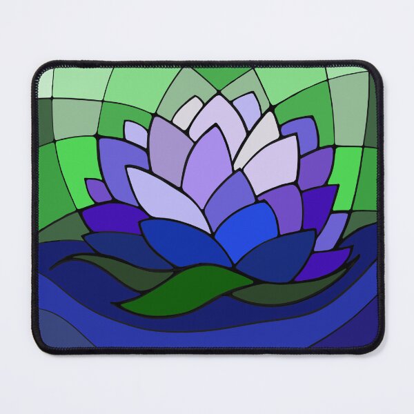 Item preview, Violet Garden Lotus | Liuartstudio | Blooming Mosaic | 03 designed and sold by liuartstudio.