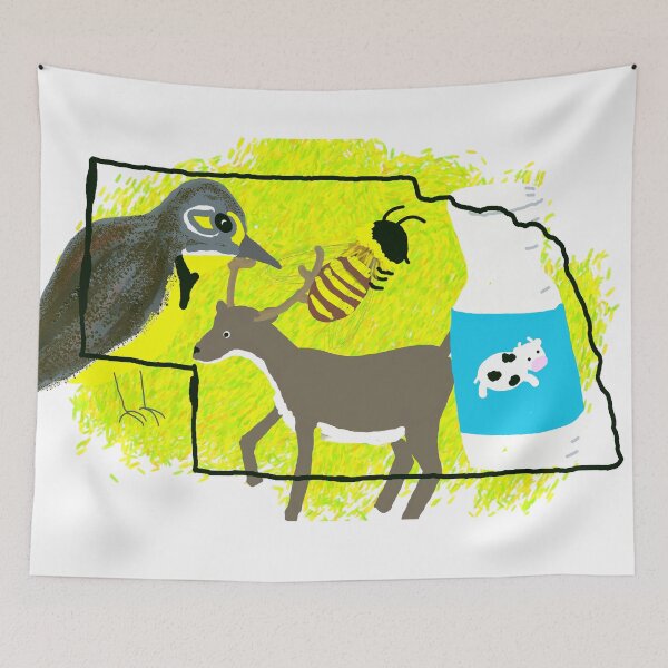 Item preview, Nebraska- Overlap designed and sold by EmberGlowPress.