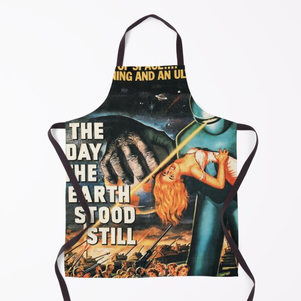 Item preview, The Day The Earth Stood Still Original Custom Vintage Movie Poster Wall Art Tee Design designed and sold by Cool Robot Bro..