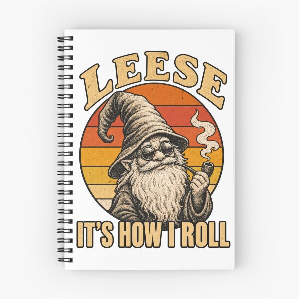 Item preview, Leese It's How I Roll – Vintage Stoner Gnome Retro Sunset Humor designed and sold by DijaMar.