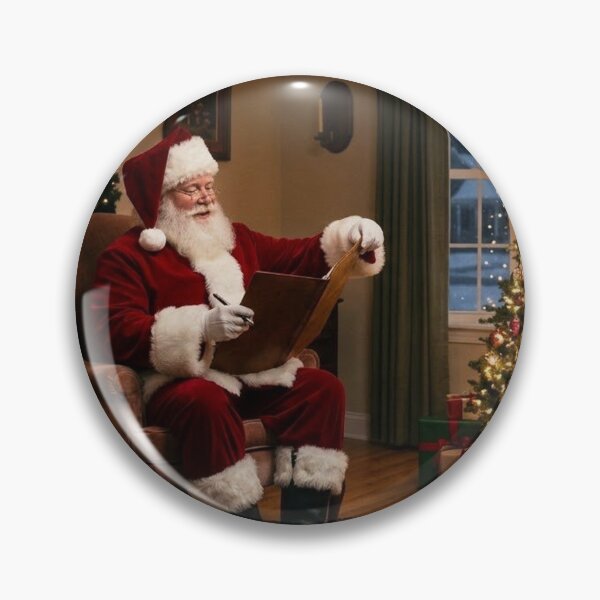 Item preview, Santa by the tree designed and sold by Stevercortinas.