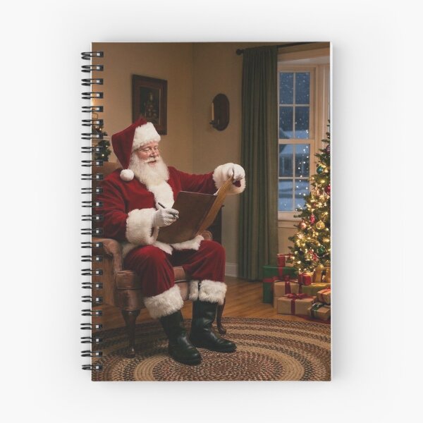 Item preview, Santa by the tree designed and sold by Stevercortinas.