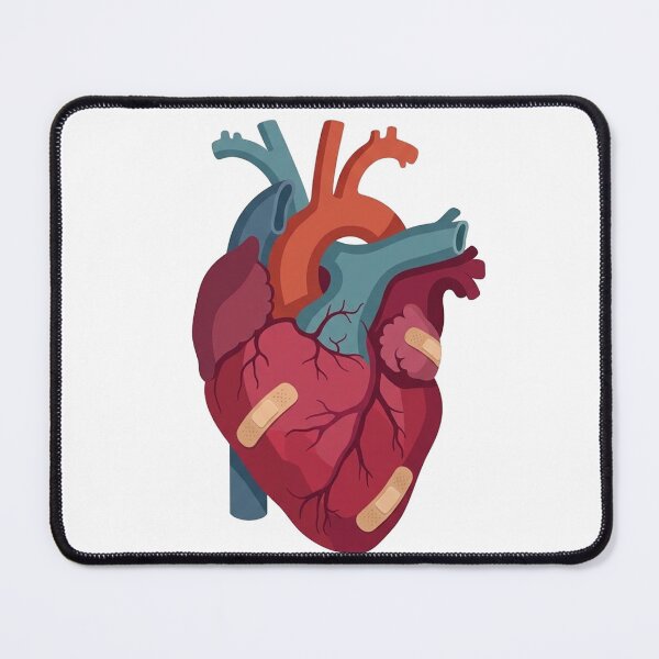 Item preview, Healing Isn't Linear - Minimalist Heart Line Art designed and sold by jrzvibe.
