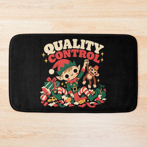 Item preview, Quality Control Funny Christmas Elf designed and sold by CamaleonDesigns.