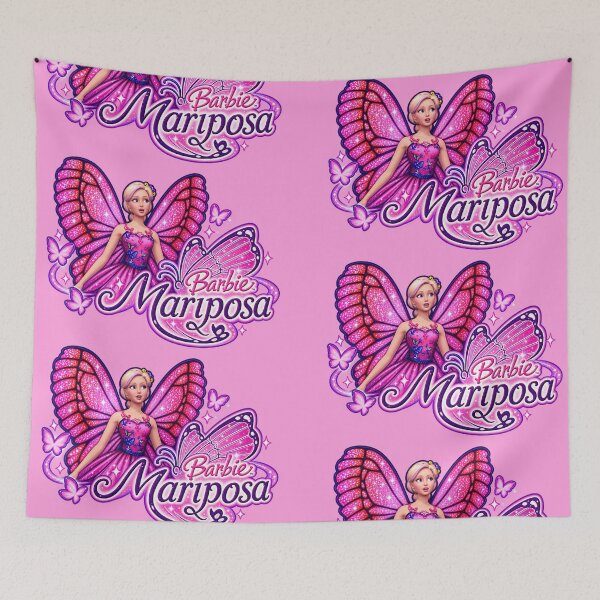 Item preview, Barbie Mariposa Logo Print designed and sold by btluvs.