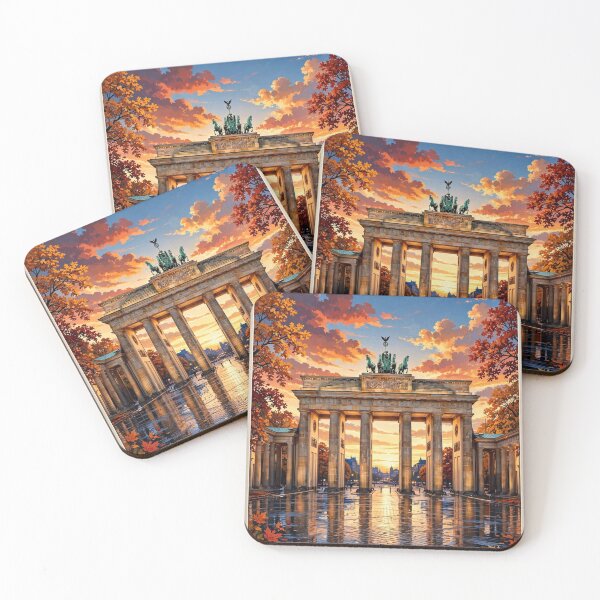 Item preview, Germany — Brandenburg Gate — Golden Berlin designed and sold by DibujandoPorfa.