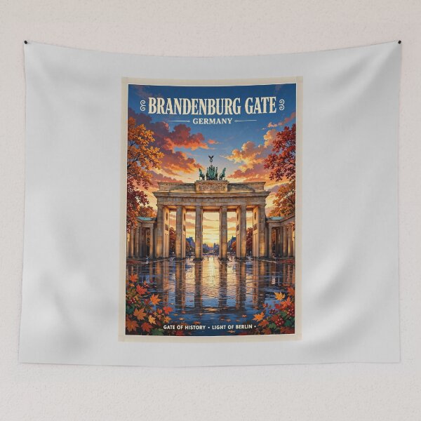 Item preview, Germany — Brandenburg Gate — Golden Berlin designed and sold by DibujandoPorfa.