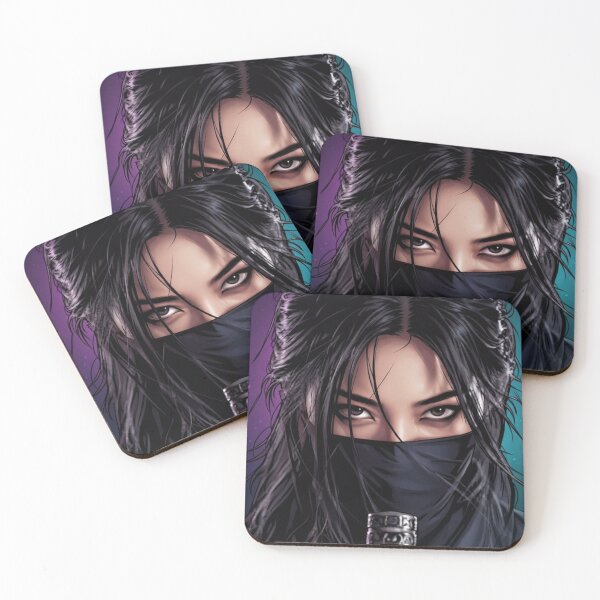 Item preview, Sinful Eyes Thai GL Sapphic Actress LGBTQ+ Cartoon Decor Comic Wall Art Print Poster Shirt Clock Blanket KDrama designed and sold by Mind Space.