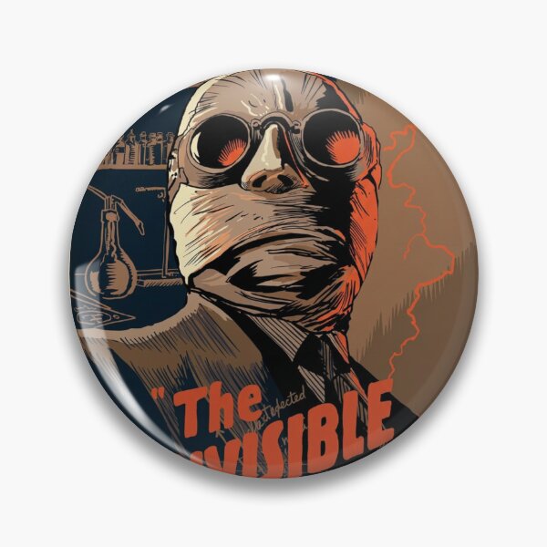 Item preview, H G Wells The Invisible Man Original Custom Vintage Movie Poster Wall Art Tee Design designed and sold by Cool Robot Bro..