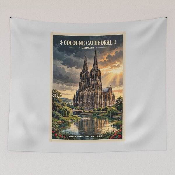 Item preview, Germany — Cologne Cathedral — Gothic Skyfire designed and sold by DibujandoPorfa.