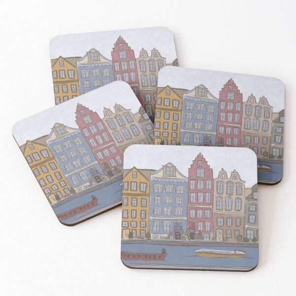 Item preview, Amsterdam Illustration designed and sold by artyfartyel.