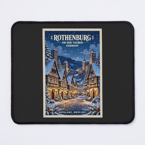 Item preview, Germany — Rothenburg ob der Tauber — Christmas Village designed and sold by DibujandoPorfa.