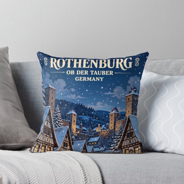 Item preview, Germany — Rothenburg ob der Tauber — Christmas Village designed and sold by DibujandoPorfa.